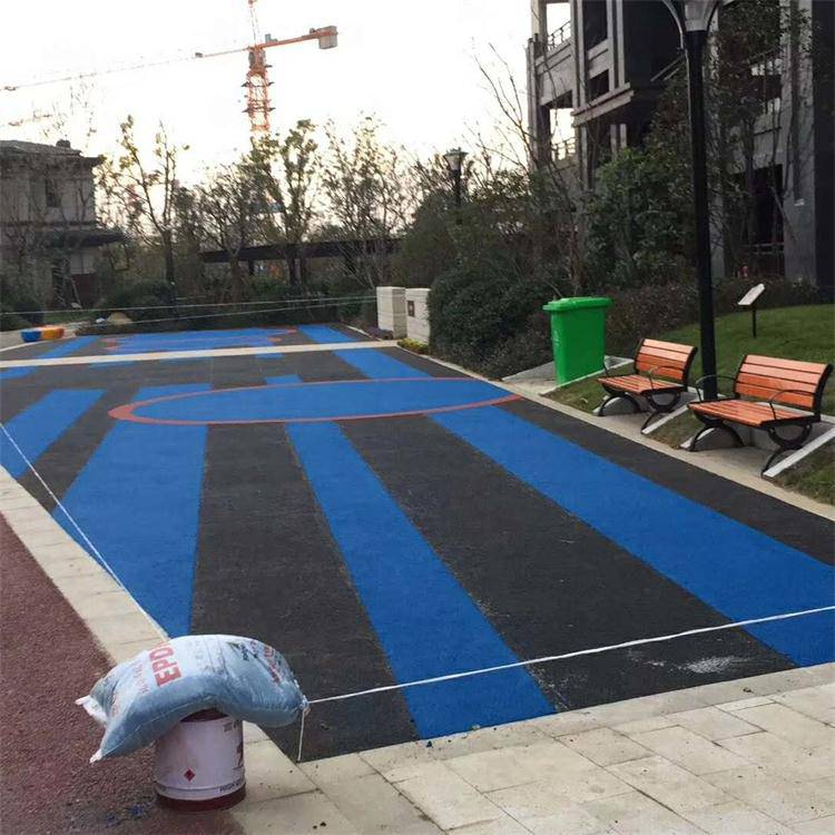 上海苏州的玩具和学校幼儿园小区公园路径EPDM塑胶地板地垫地坪跑道定制与施工(图3)